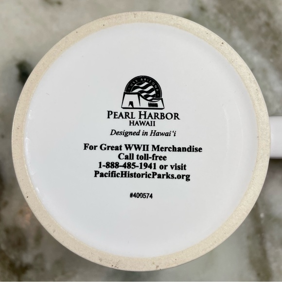 Pearl Harbor USS Arizona USS Missouri USS Bowfin Memorial Coffee Mug Tea Cup EUC - Picture 5 of 5